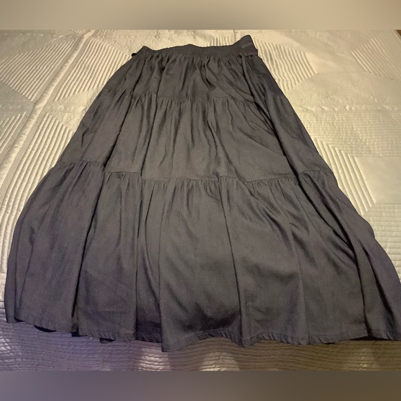 Renata Gasparian Jean Maxi Skirt - Picture 3 of 6